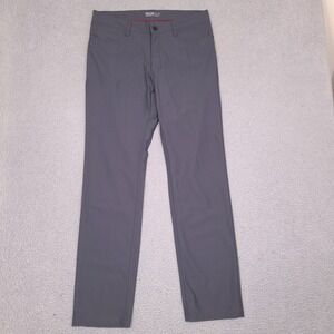 Awearness Kenneth Cole‎ Pants Mens 32x32 Performance Gray Tech Golf 5-Pocket